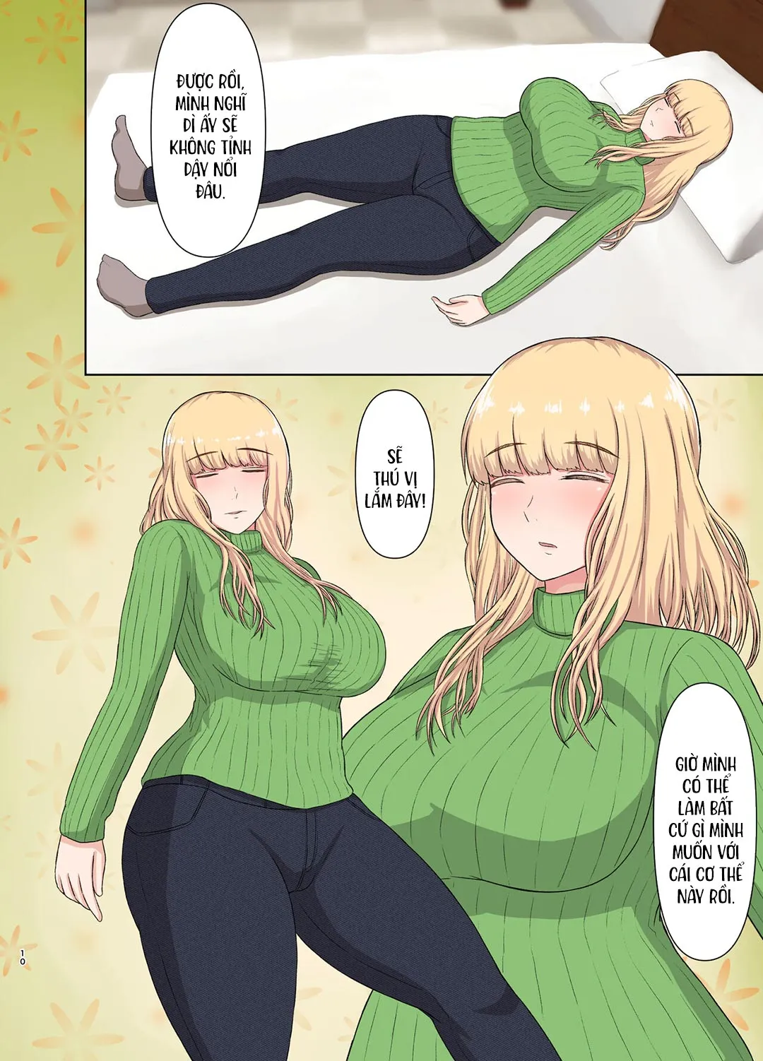 HentaiVN.net - Ảnh 10 - Hấp diêm người dì tóc vàng đang ngủ say [Kinpatsu Oba-san no Suiminkan; Blonde Aunt's Sleep Rape] - Oneshot
