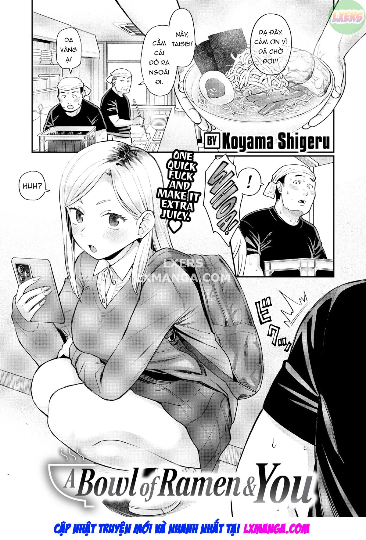 HentaiVN.net - Ảnh 4 - Một bát mỳ Ramen & Cậu - Oneshot