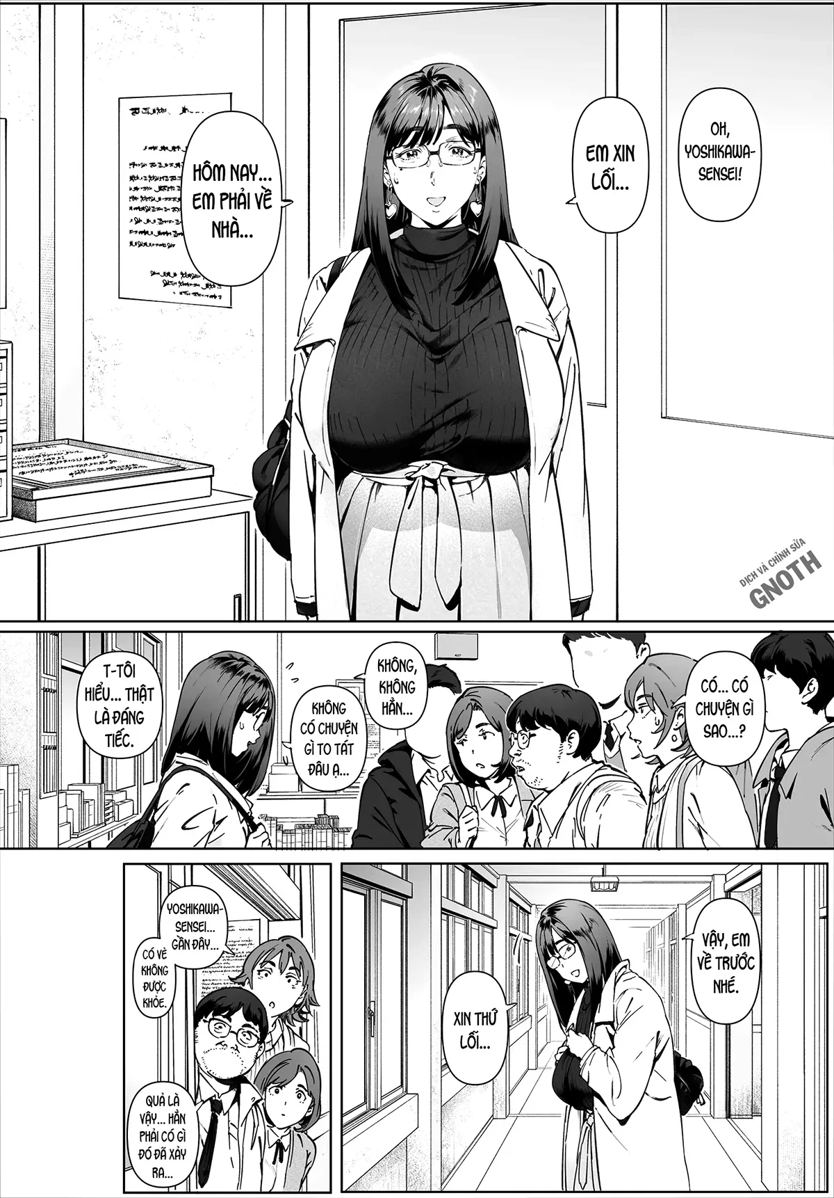 HentaiVN.net - Ảnh 26 - Boku No Iinari Yoshikawa Sensei [My Yoshikawa Sensei Does as I Say] - Oneshot