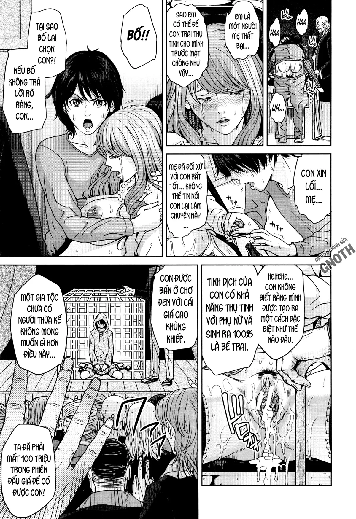 HentaiVN.net - Ảnh 20 - Amemiyakeno Kodukuri Zenpen [Delimama ~Midara na Ore no Kaa-san~] - Chap 1