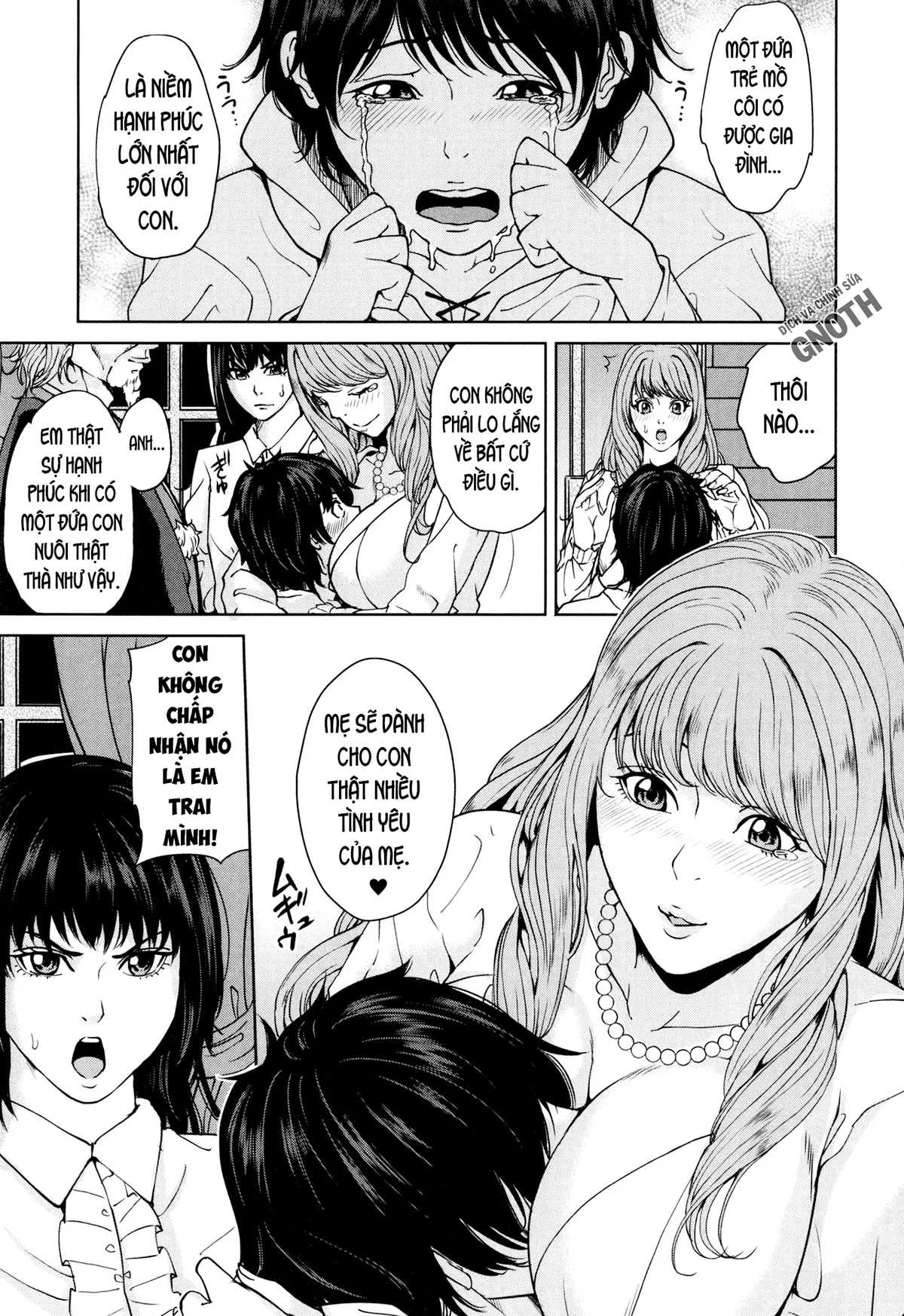 HentaiVN.net - Ảnh 6 - Amemiyakeno Kodukuri Zenpen [Delimama ~Midara na Ore no Kaa-san~] - Chap 1