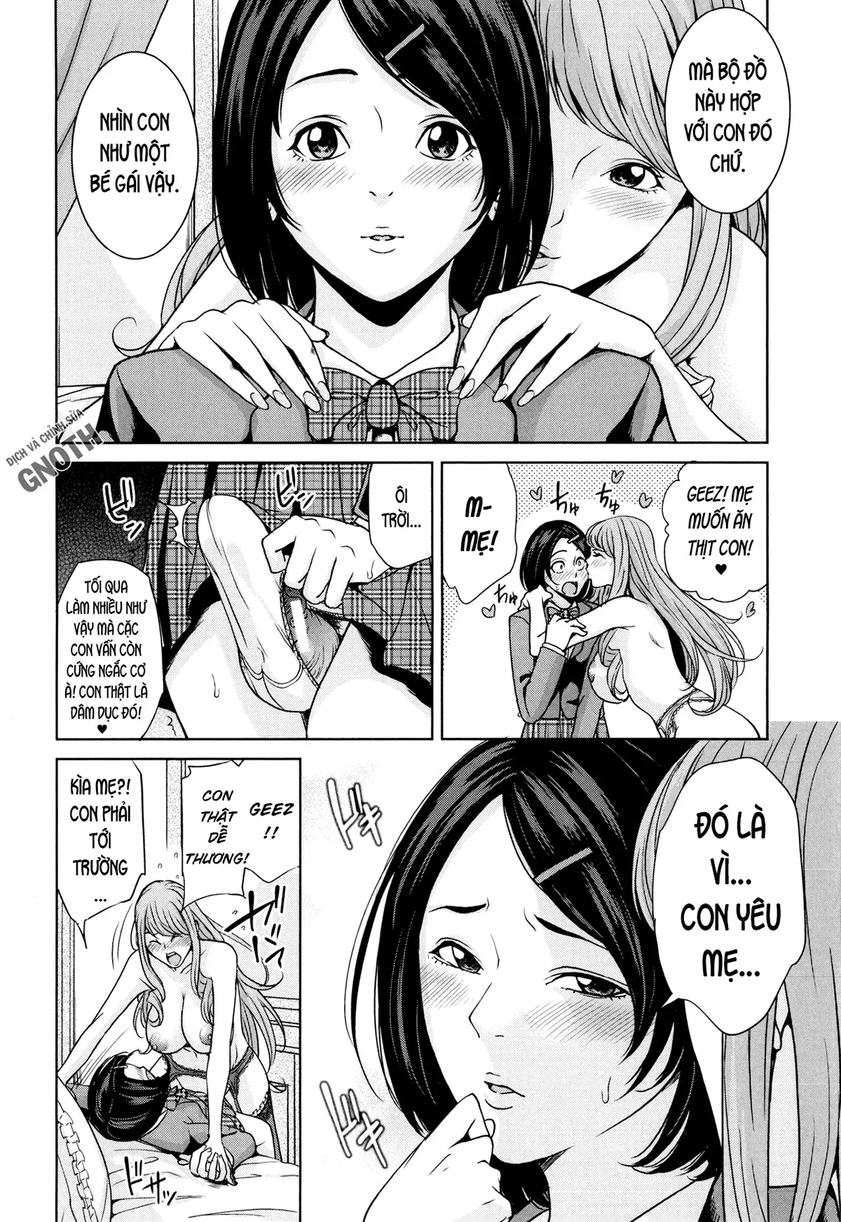 HentaiVN.net - Ảnh 3 - Amemiyakeno Kodukuri Zenpen [Delimama ~Midara na Ore no Kaa-san~] - Chap 2