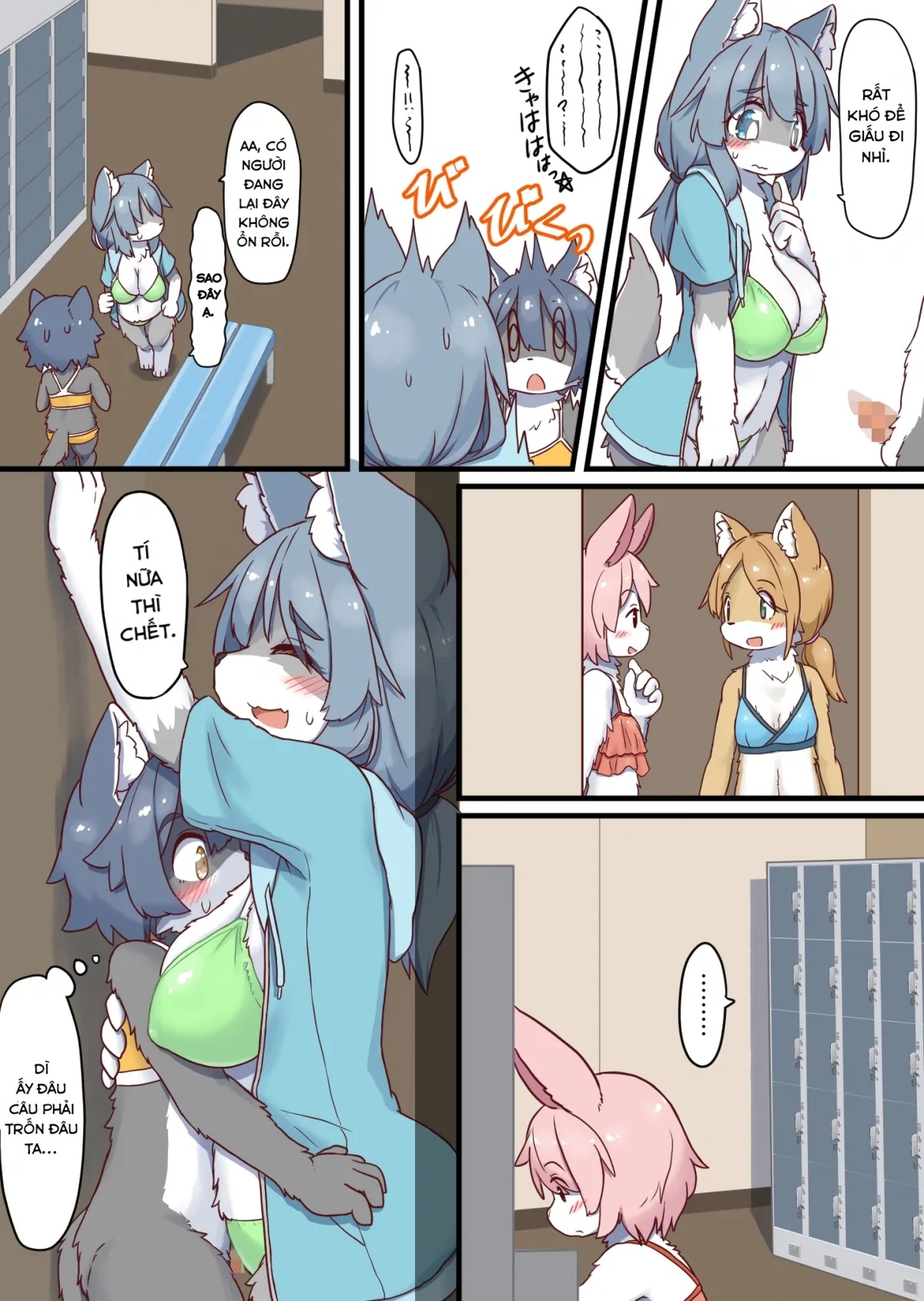 HentaiVN.net - Ảnh 4 - Chăm trẻ lạc ở hồ bơi - Oneshot