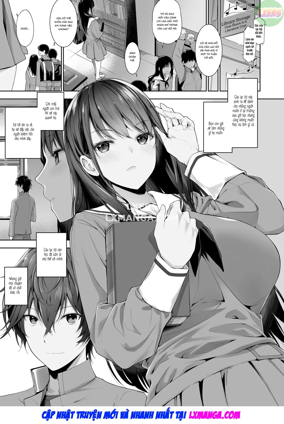 HentaiVN.net - Ảnh 5 - Boku to Riina Senpai no Himitsu no Bukatsudou ~Mysterious na Senpai ga Hatsujou shite H ni Muchuu ni Naru Hanashi~ - Oneshot