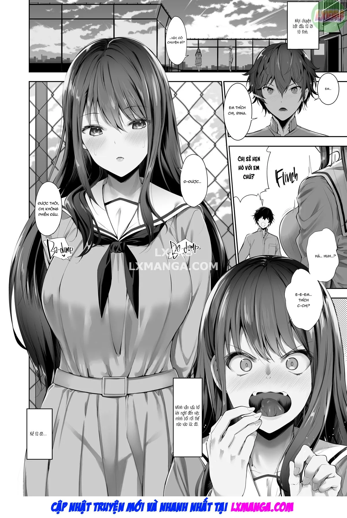HentaiVN.net - Ảnh 6 - Boku to Riina Senpai no Himitsu no Bukatsudou ~Mysterious na Senpai ga Hatsujou shite H ni Muchuu ni Naru Hanashi~ - Oneshot