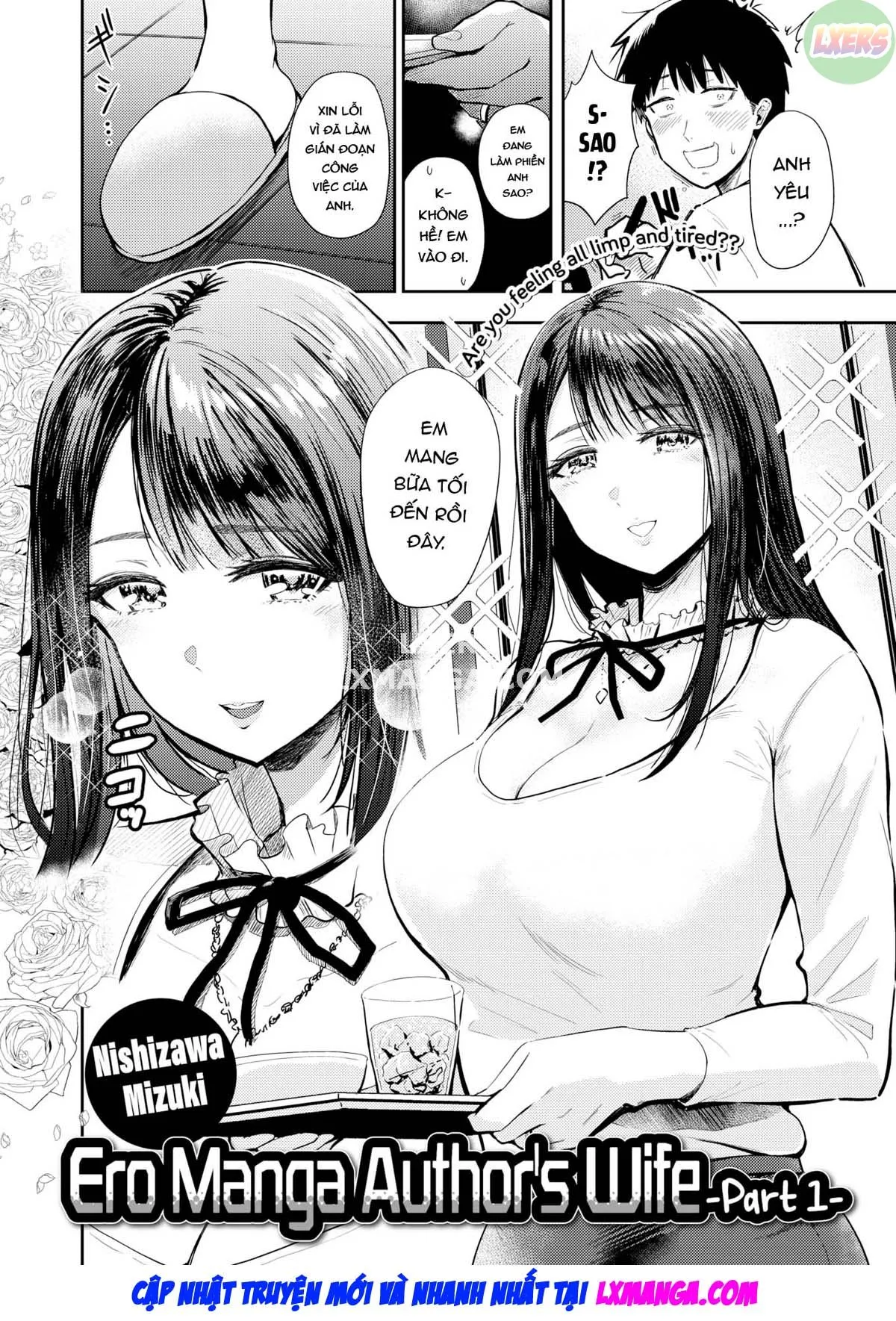 HentaiVN.net - Ảnh 5 - Vợ Tác giả Ero Manga - Chap 1