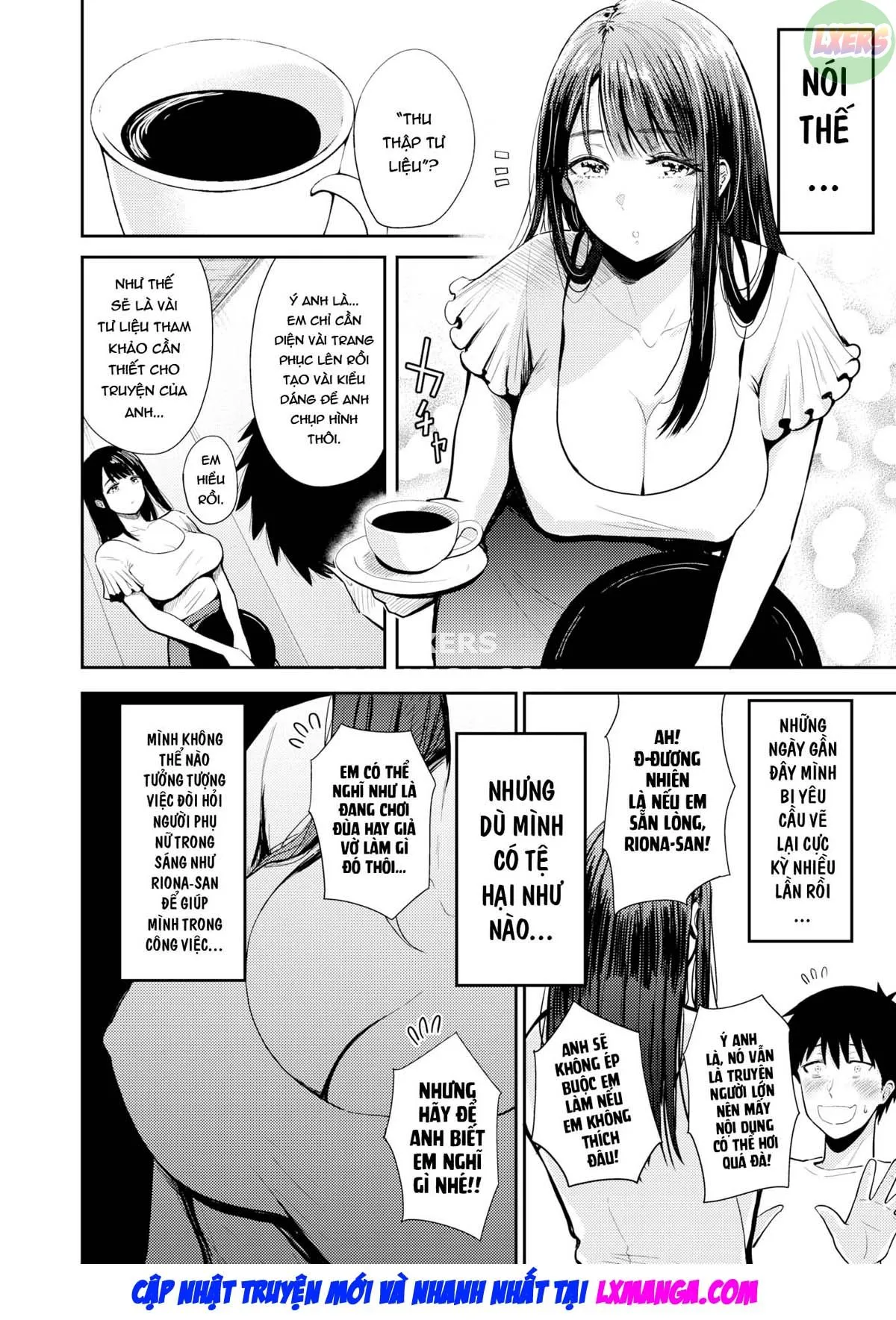 HentaiVN.net - Ảnh 7 - Vợ Tác giả Ero Manga - Chap 1