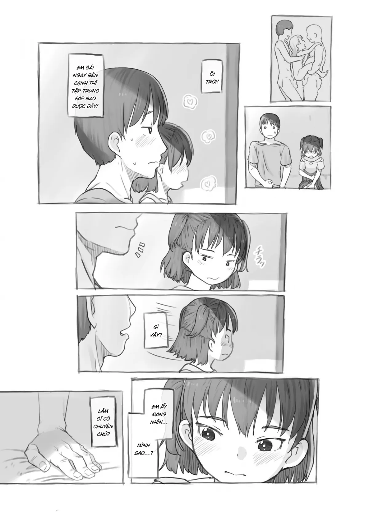 HentaiVN.net - Ảnh 16 - Fap cùng em gái [Imouto to Nuku] - Chap 1