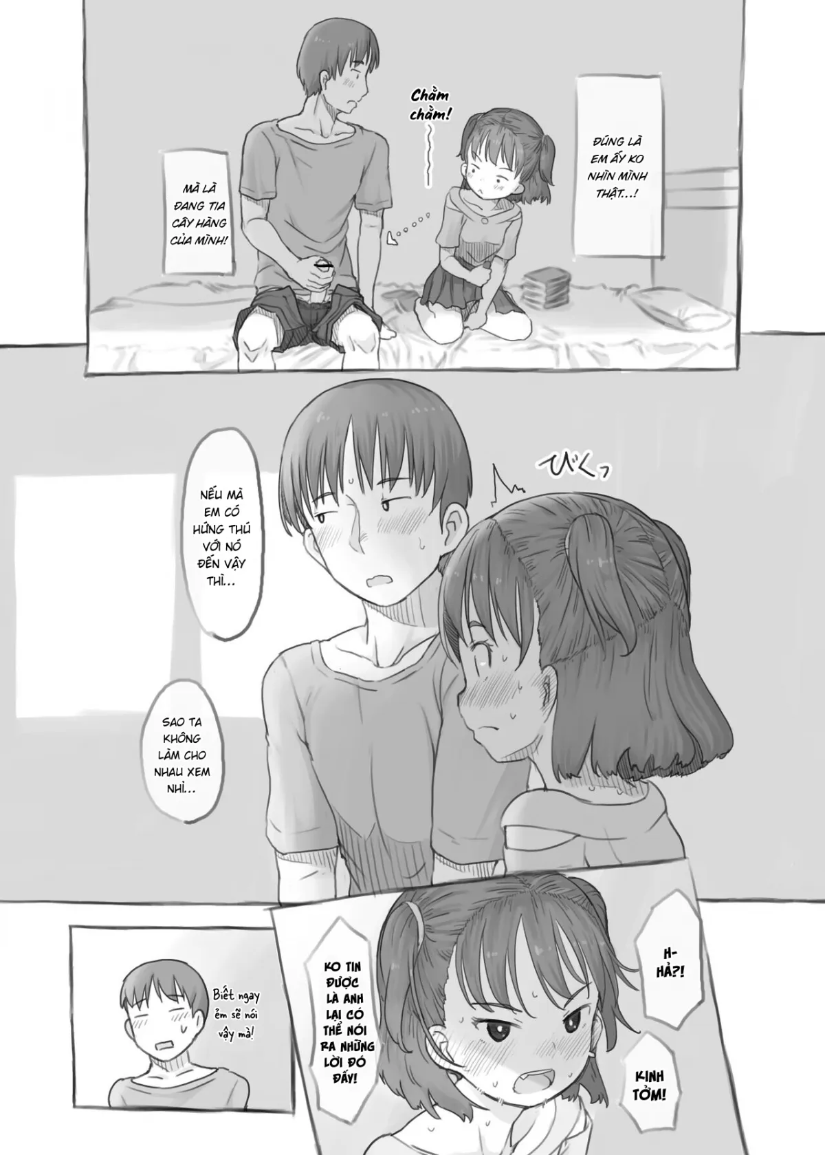 HentaiVN.net - Ảnh 17 - Fap cùng em gái [Imouto to Nuku] - Chap 1