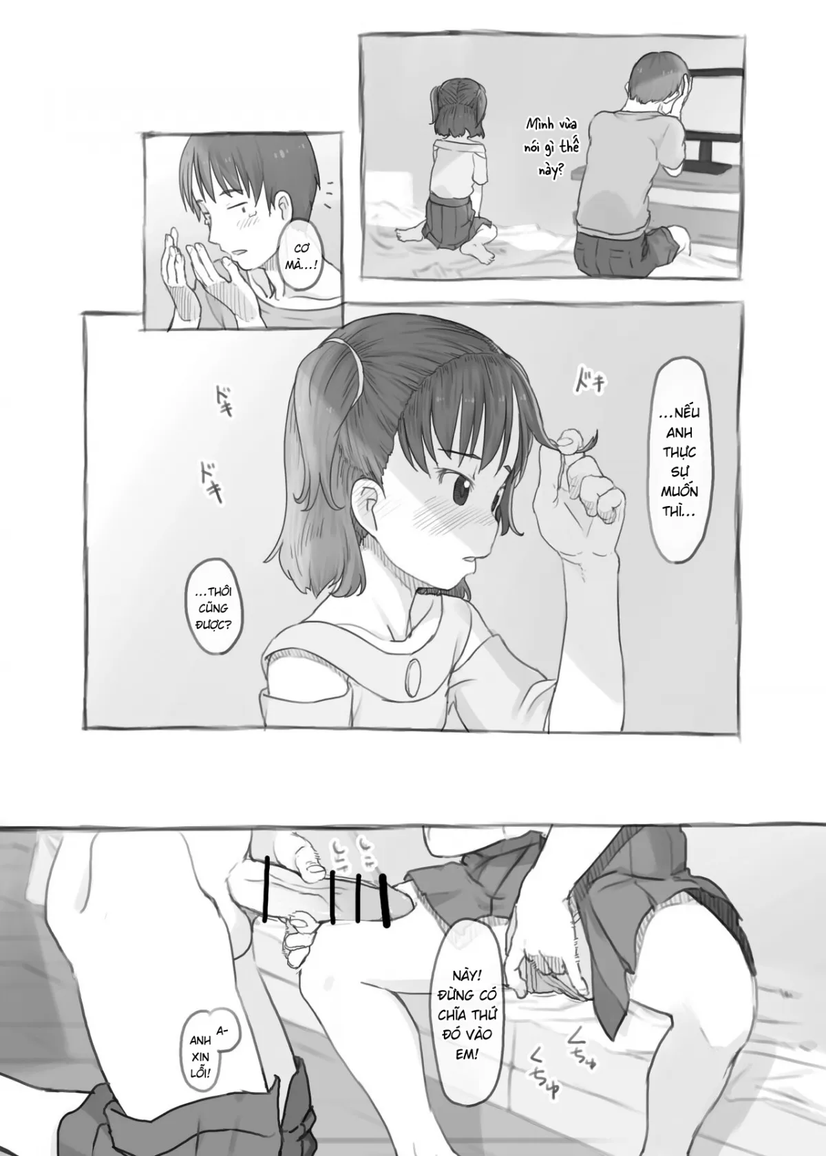 HentaiVN.net - Ảnh 18 - Fap cùng em gái [Imouto to Nuku] - Chap 1