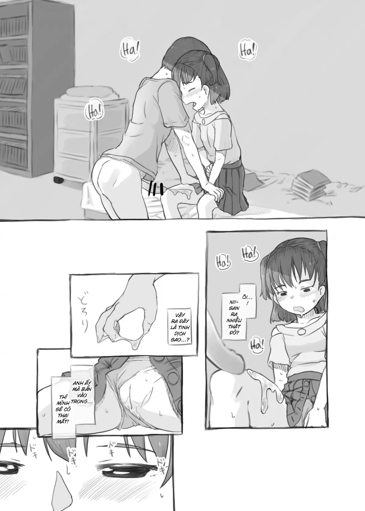HentaiVN.net - Ảnh 22 - Fap cùng em gái [Imouto to Nuku] - Chap 1