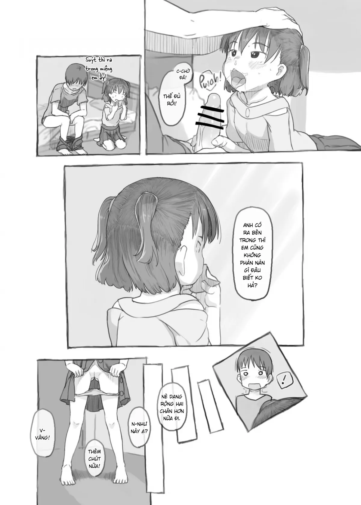 HentaiVN.net - Ảnh 10 - Fap cùng em gái [Imouto to Nuku] - Chap 2.1