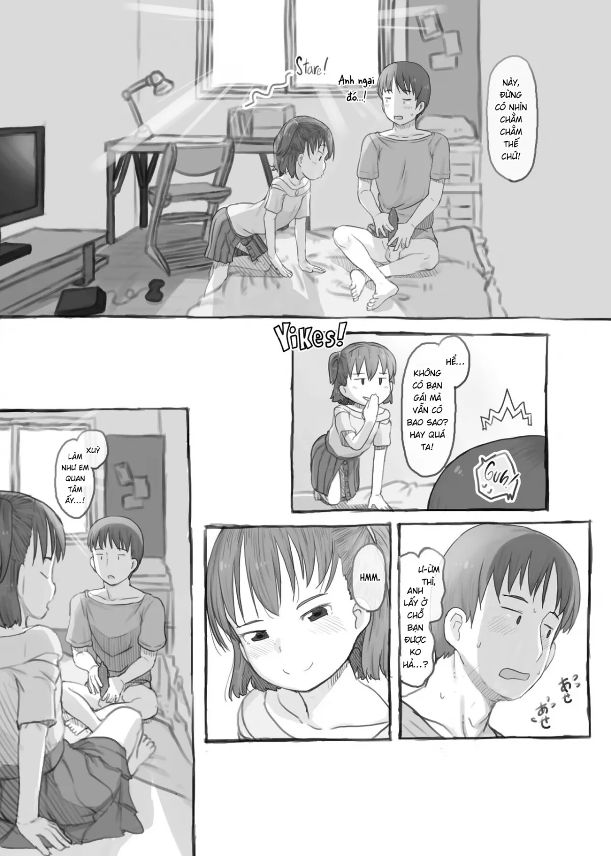 HentaiVN.net - Ảnh 15 - Fap cùng em gái [Imouto to Nuku] - Chap 2.1