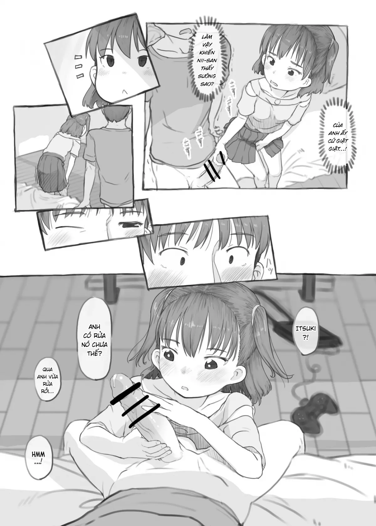 HentaiVN.net - Ảnh 6 - Fap cùng em gái [Imouto to Nuku] - Chap 2.1
