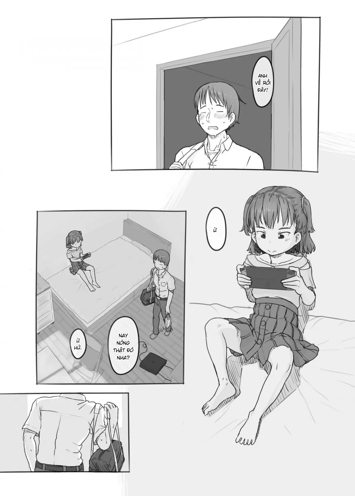 HentaiVN.net - Ảnh 24 - Fap cùng em gái [Imouto to Nuku] - Chap 2.2