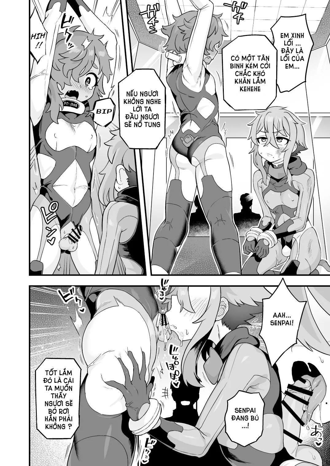 HentaiVN.net - Ảnh 19 - Một điệp viên thiên tài không bao giờ thất bại!! [Tensai supai wa shikujiranai!!] - Oneshot