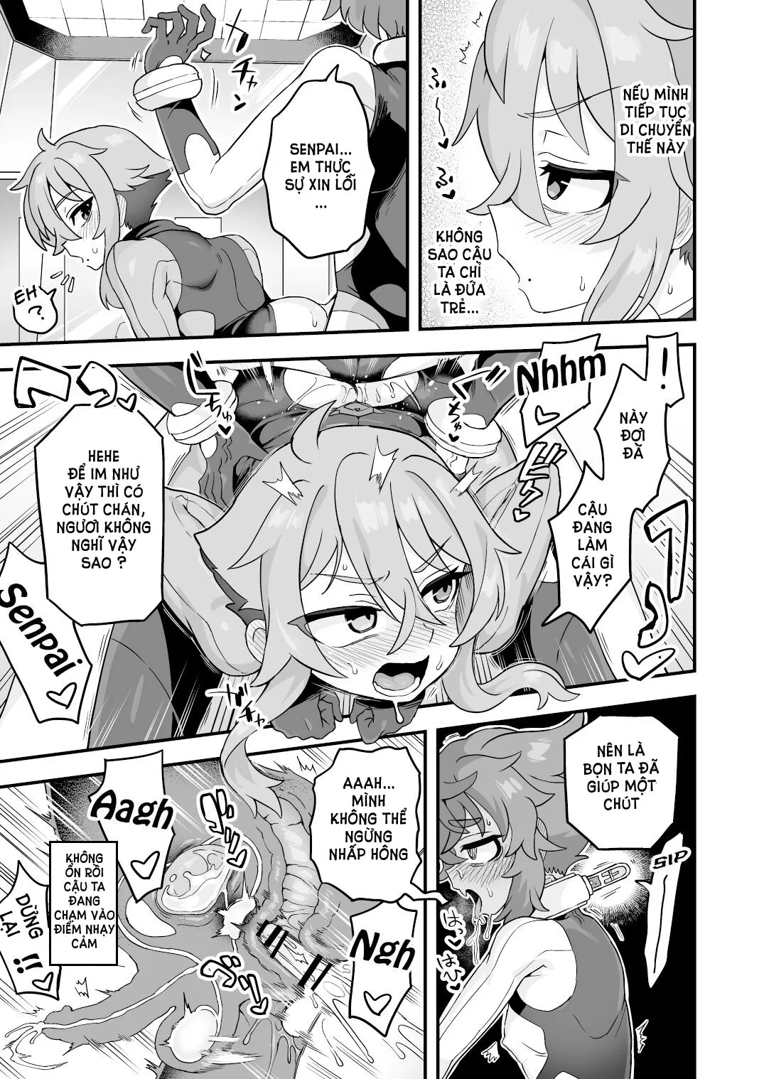 HentaiVN.net - Ảnh 24 - Một điệp viên thiên tài không bao giờ thất bại!! [Tensai supai wa shikujiranai!!] - Oneshot