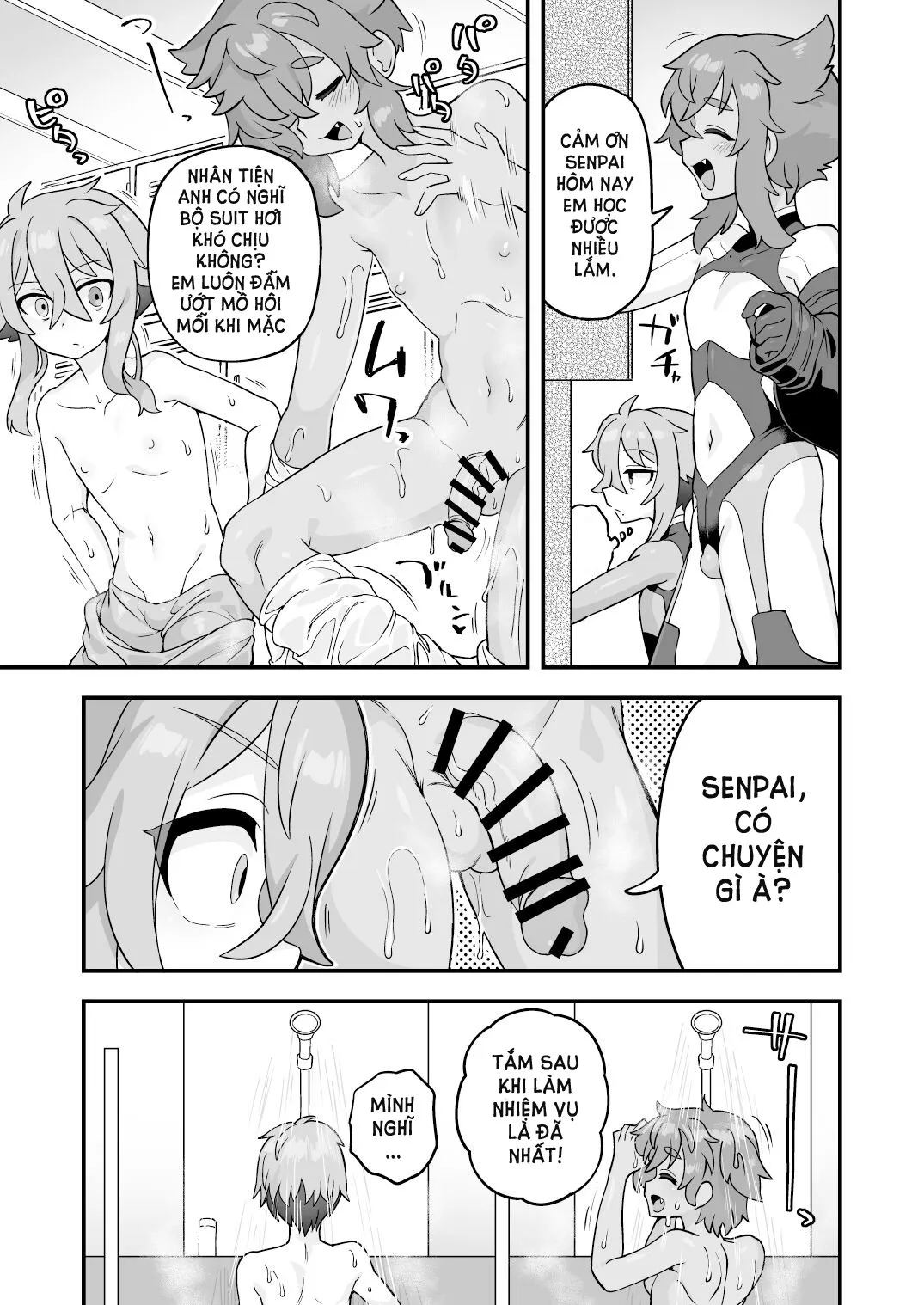 HentaiVN.net - Ảnh 28 - Một điệp viên thiên tài không bao giờ thất bại!! [Tensai supai wa shikujiranai!!] - Oneshot