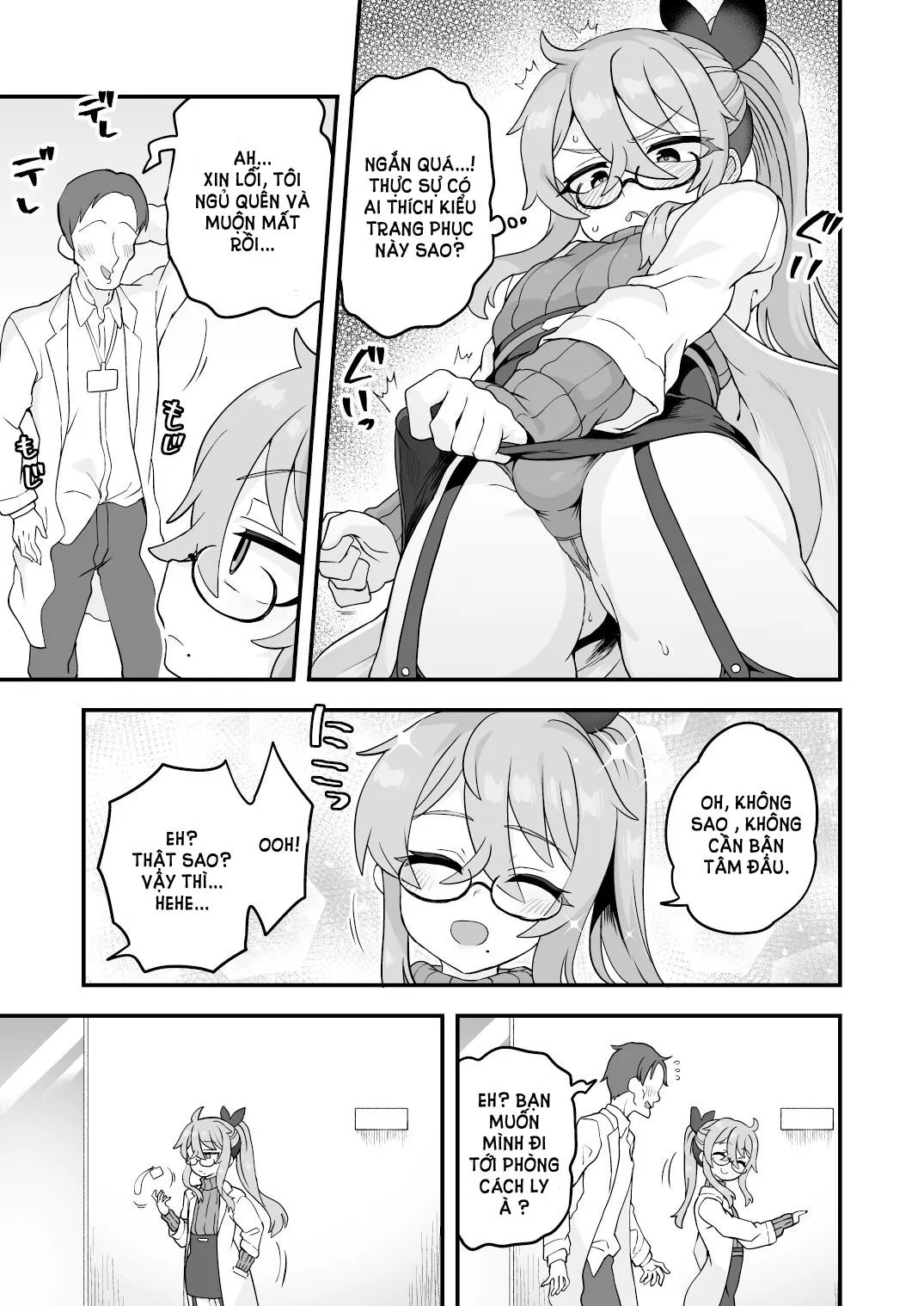 HentaiVN.net - Ảnh 32 - Một điệp viên thiên tài không bao giờ thất bại!! [Tensai supai wa shikujiranai!!] - Oneshot