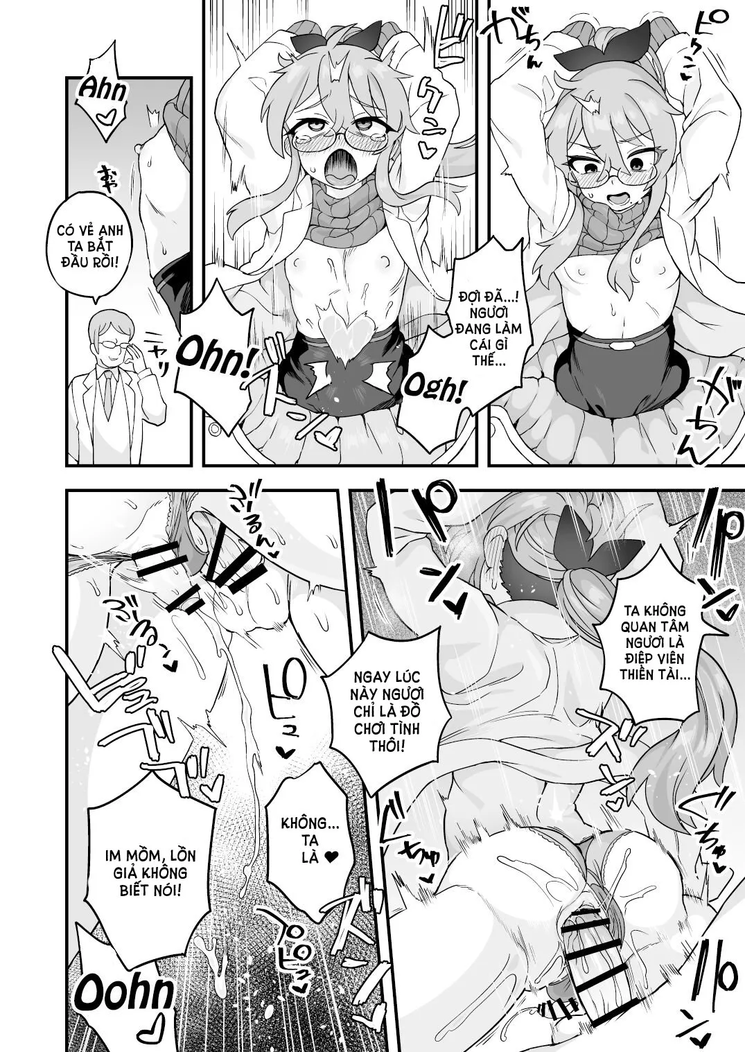 HentaiVN.net - Ảnh 35 - Một điệp viên thiên tài không bao giờ thất bại!! [Tensai supai wa shikujiranai!!] - Oneshot