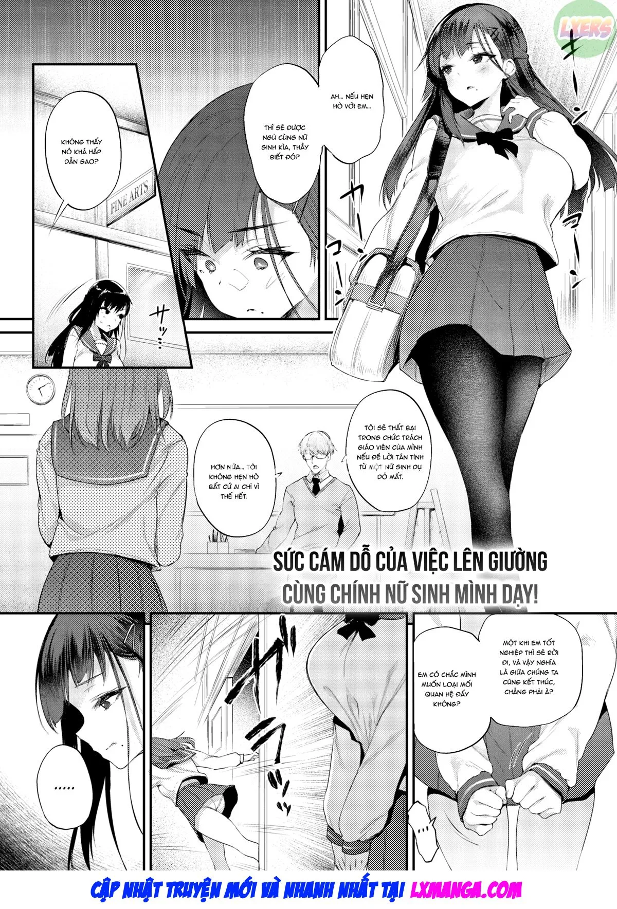 HentaiVN.net - Ảnh 4 - Tôi không bận tâm với bất cứ ai trừ một nữ sinh - Oneshot