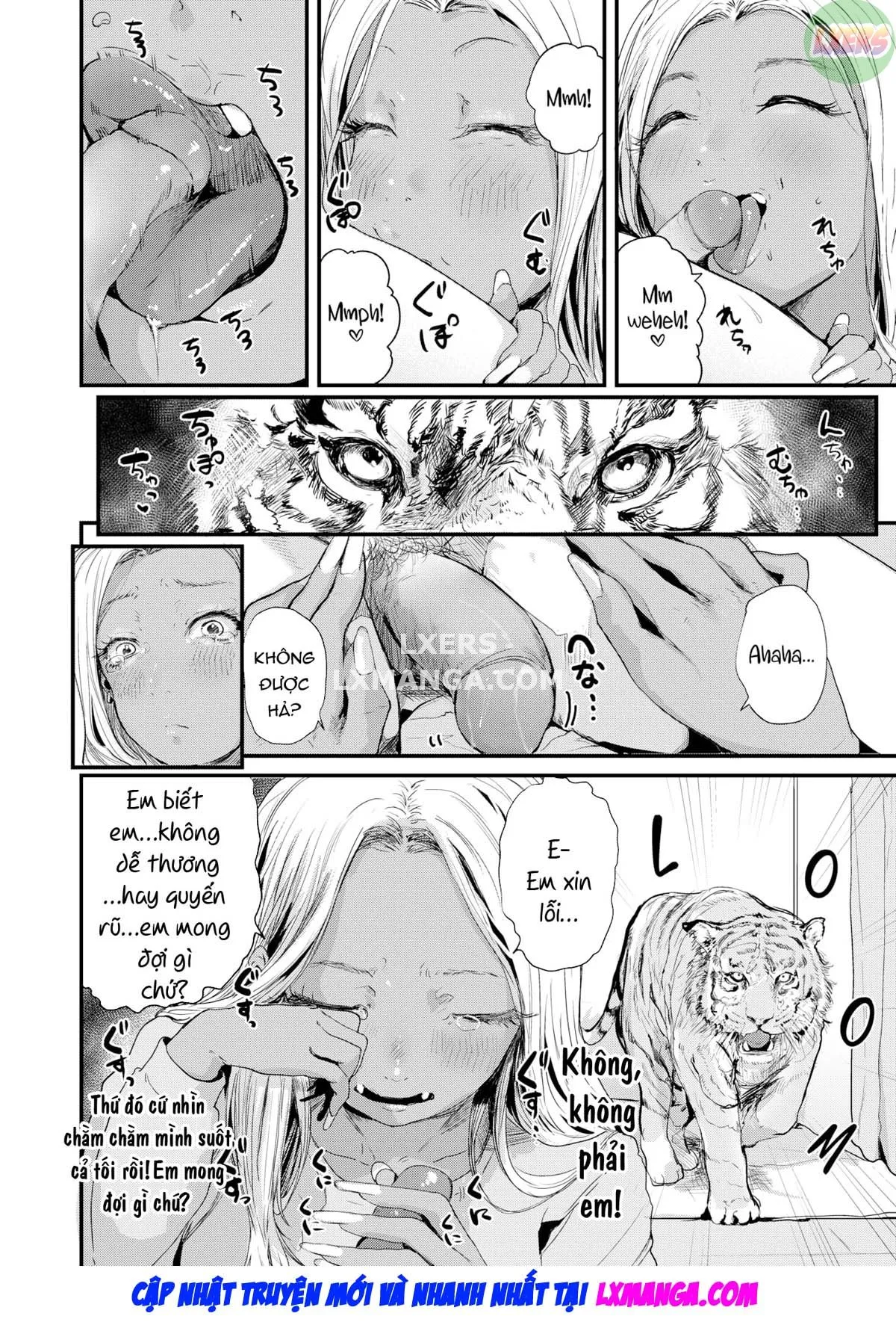 HentaiVN.net - Ảnh 11 - Muốn bắt cọp thì phải vào hang - Oneshot