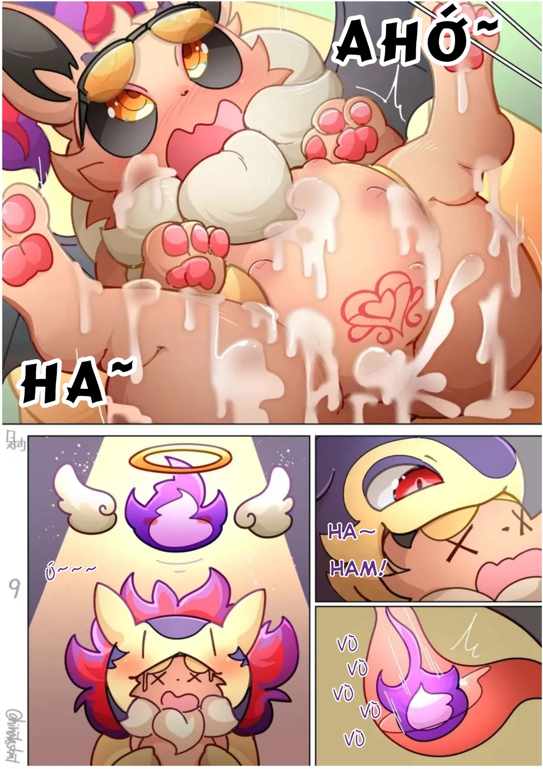 HentaiVN.net - Ảnh 9 - Typhlosion may mắn và cô vợ bất đắc dĩ - Oneshot