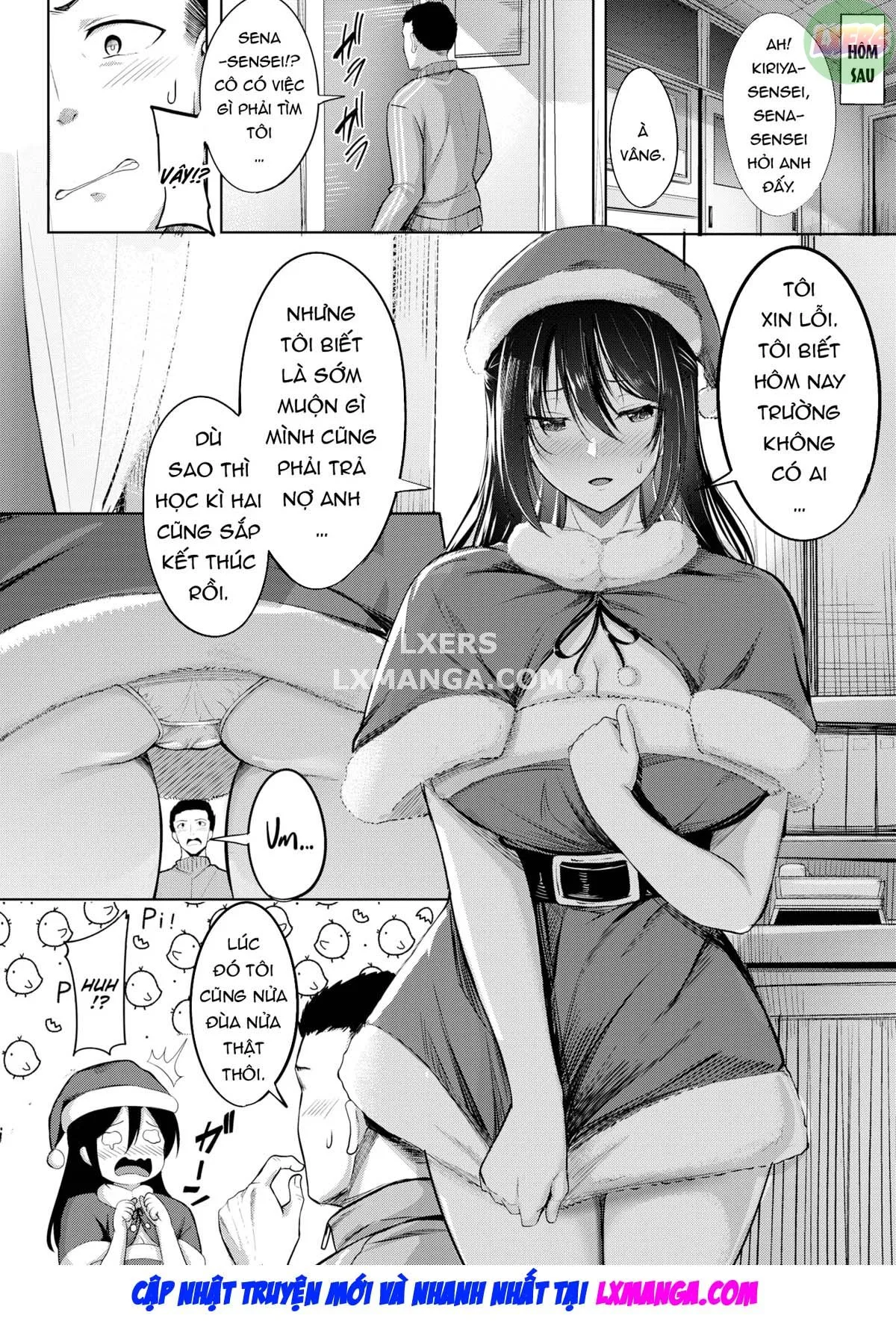 HentaiVN.net - Ảnh 11 - Hokenshitsu no Santasan - Oneshot