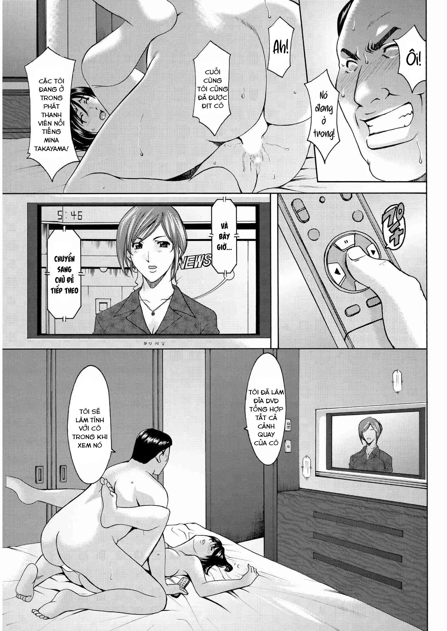HentaiVN.net - Ảnh 16 - Phát trực tiếp làm nhục nữ phát thanh viên - Oneshot