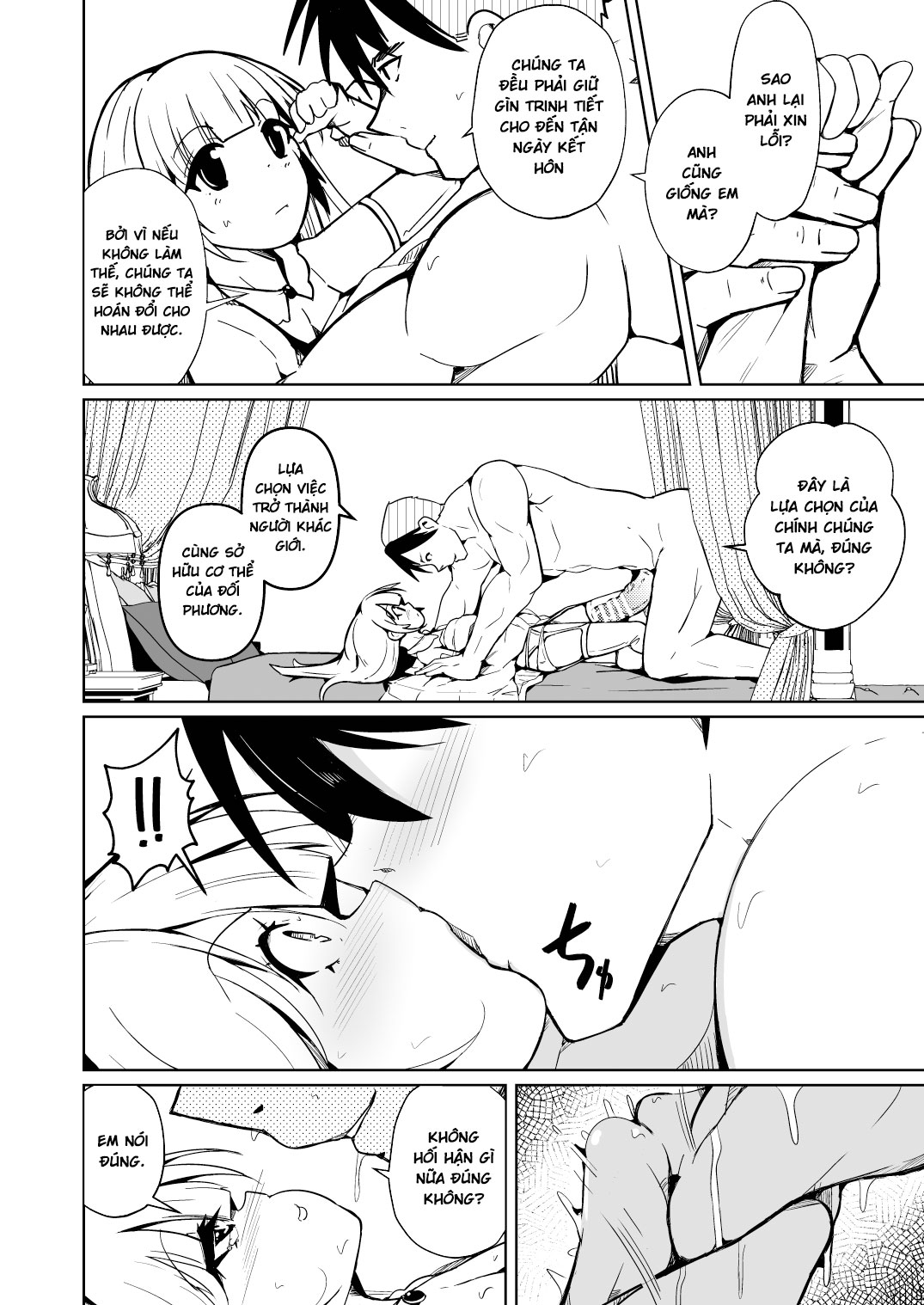 HentaiVN.net - Ảnh 26 - Kekkon shitara danjo ga irekawaru fūshū no mura de saikō no jinsei o - Oneshot