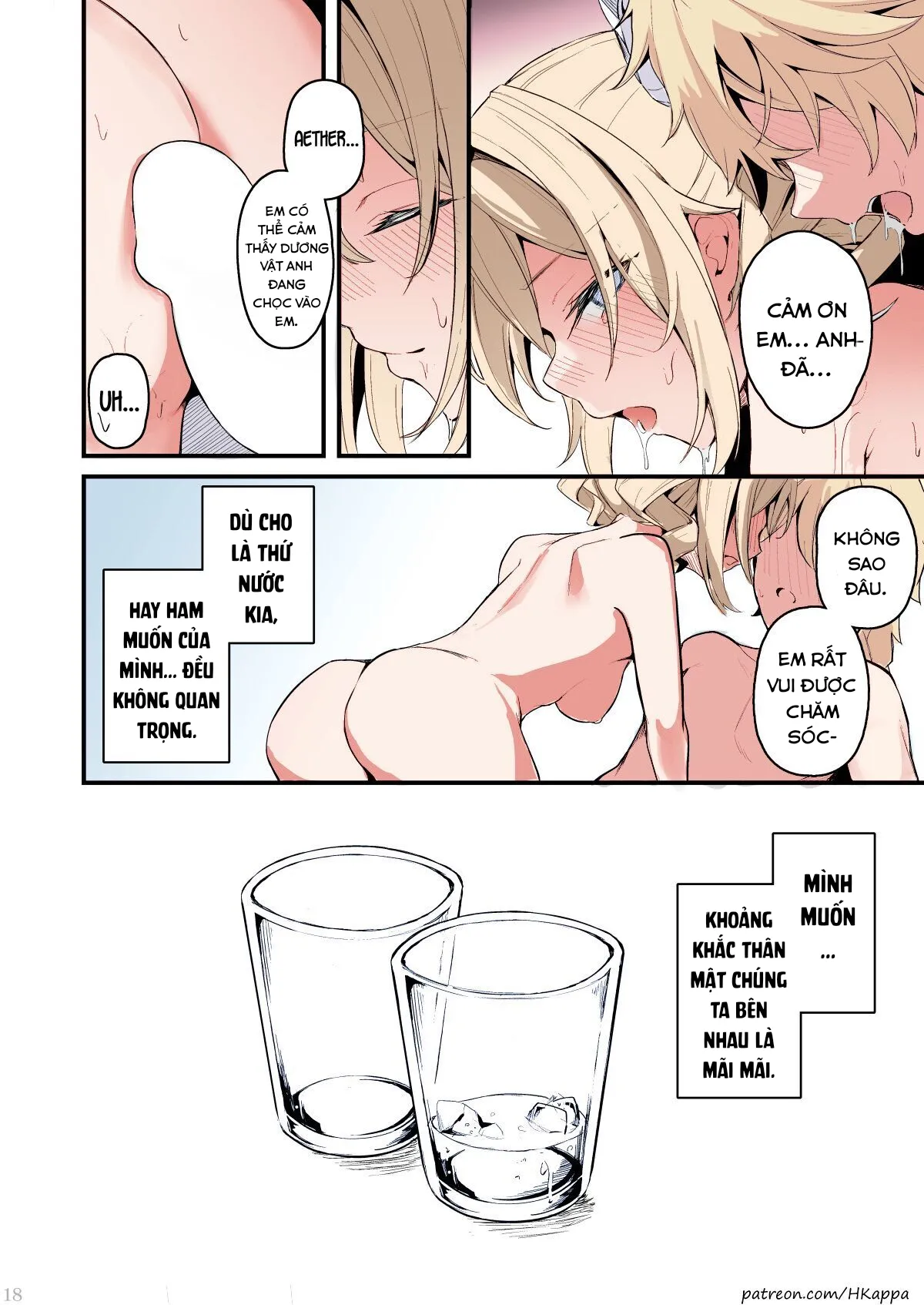 HentaiVN.net - Ảnh 22 - Một tình cảm chân thành. (Genshin Impact) [A Genuine Sentiment] - Full màu