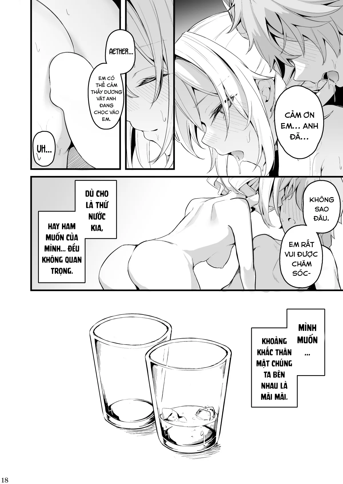 HentaiVN.net - Ảnh 23 - Một tình cảm chân thành. (Genshin Impact) [A Genuine Sentiment] - Oneshot