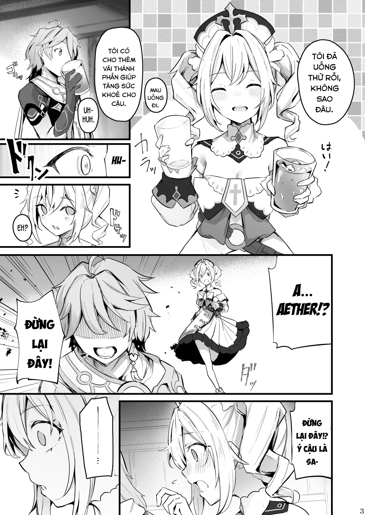 HentaiVN.net - Ảnh 8 - Một tình cảm chân thành. (Genshin Impact) [A Genuine Sentiment] - Oneshot