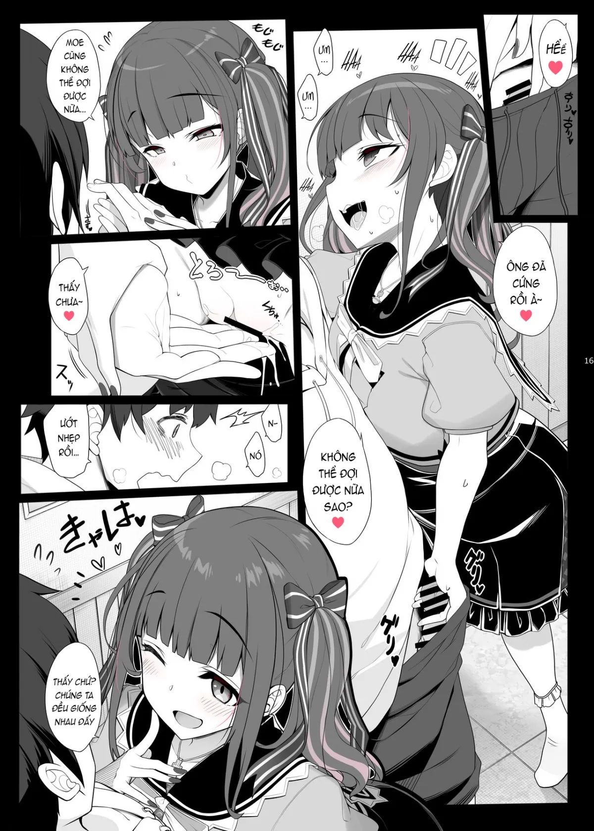 HentaiVN.net - Ảnh 16 - Jiraikei Joshi no Gyakunan Yodooshi Sex [Landmine Girl - Reverse Pick-up and Overnight Sex; Bùng nổ xuyên màn đêm cùng chiến hạm ngầm] - Oneshot