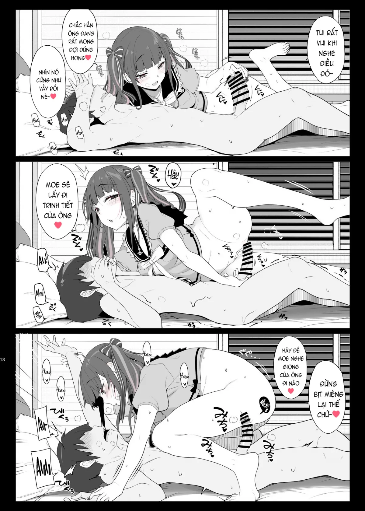HentaiVN.net - Ảnh 18 - Jiraikei Joshi no Gyakunan Yodooshi Sex [Landmine Girl - Reverse Pick-up and Overnight Sex; Bùng nổ xuyên màn đêm cùng chiến hạm ngầm] - Oneshot