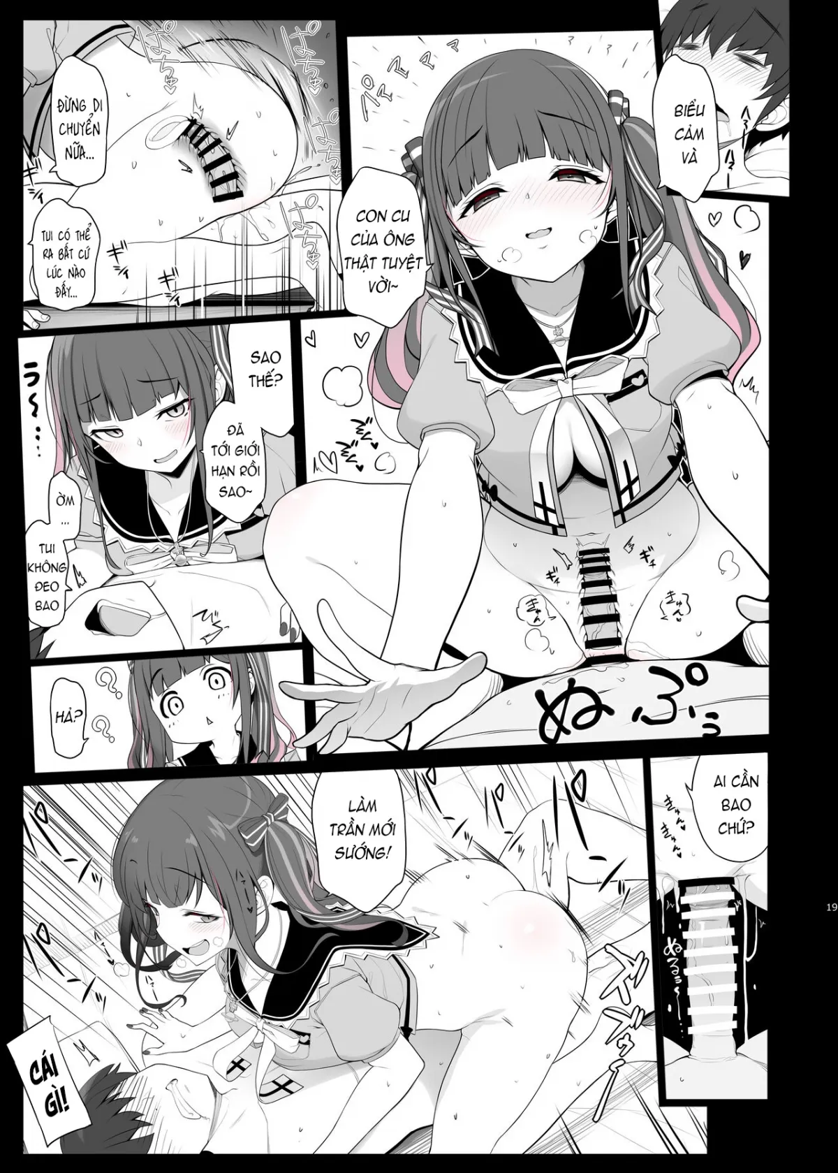 HentaiVN.net - Ảnh 19 - Jiraikei Joshi no Gyakunan Yodooshi Sex [Landmine Girl - Reverse Pick-up and Overnight Sex; Bùng nổ xuyên màn đêm cùng chiến hạm ngầm] - Oneshot