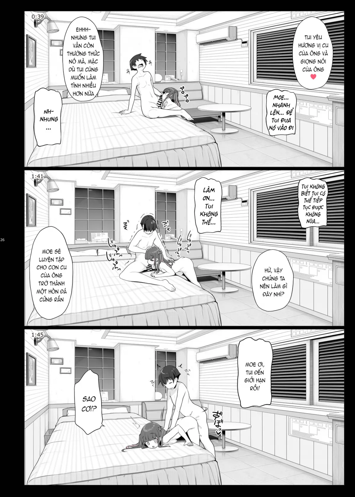 HentaiVN.net - Ảnh 26 - Jiraikei Joshi no Gyakunan Yodooshi Sex [Landmine Girl - Reverse Pick-up and Overnight Sex; Bùng nổ xuyên màn đêm cùng chiến hạm ngầm] - Oneshot