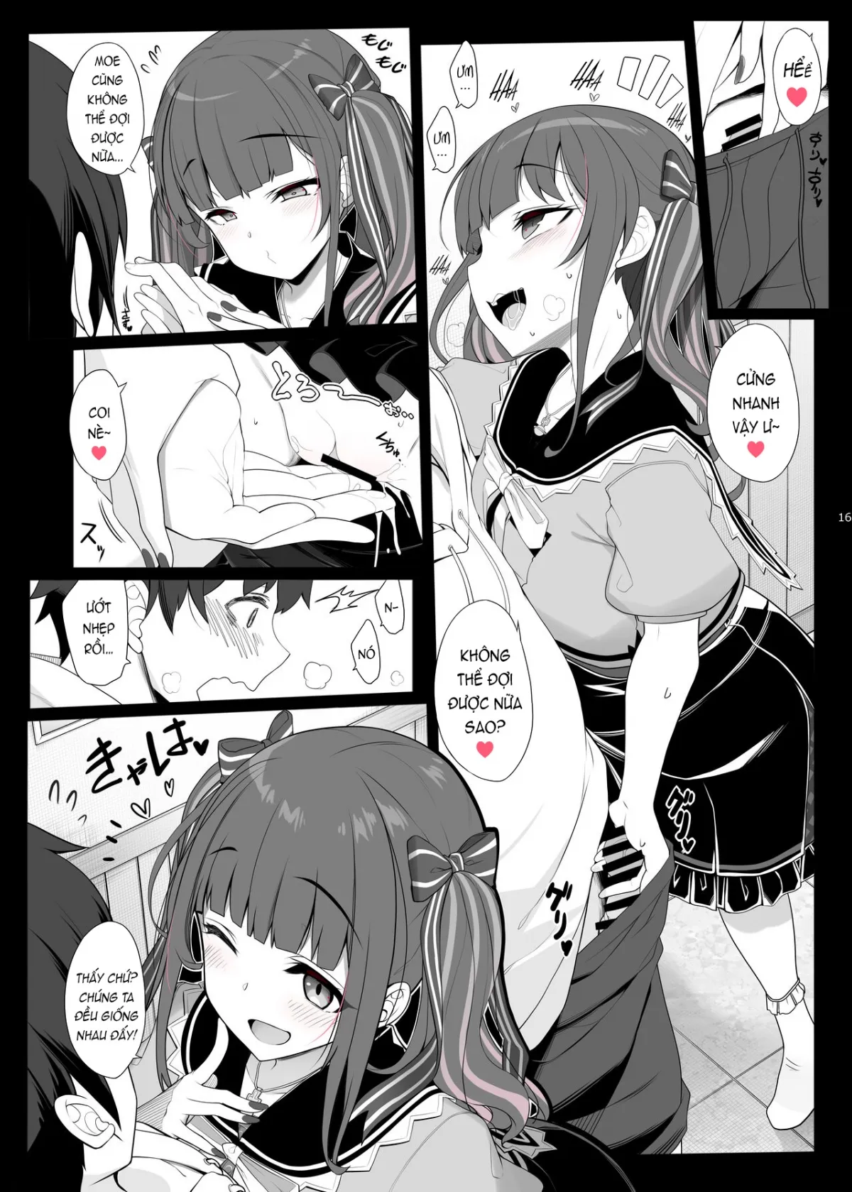 HentaiVN.net - Ảnh 16 - Jiraikei Joshi no Gyakunan Yodooshi Sex [Landmine Girl - Reverse Pick-up and Overnight Sex; Bùng nổ xuyên màn đêm cùng chiến hạm ngầm] - Oneshot - Có một chút chỉnh sửa