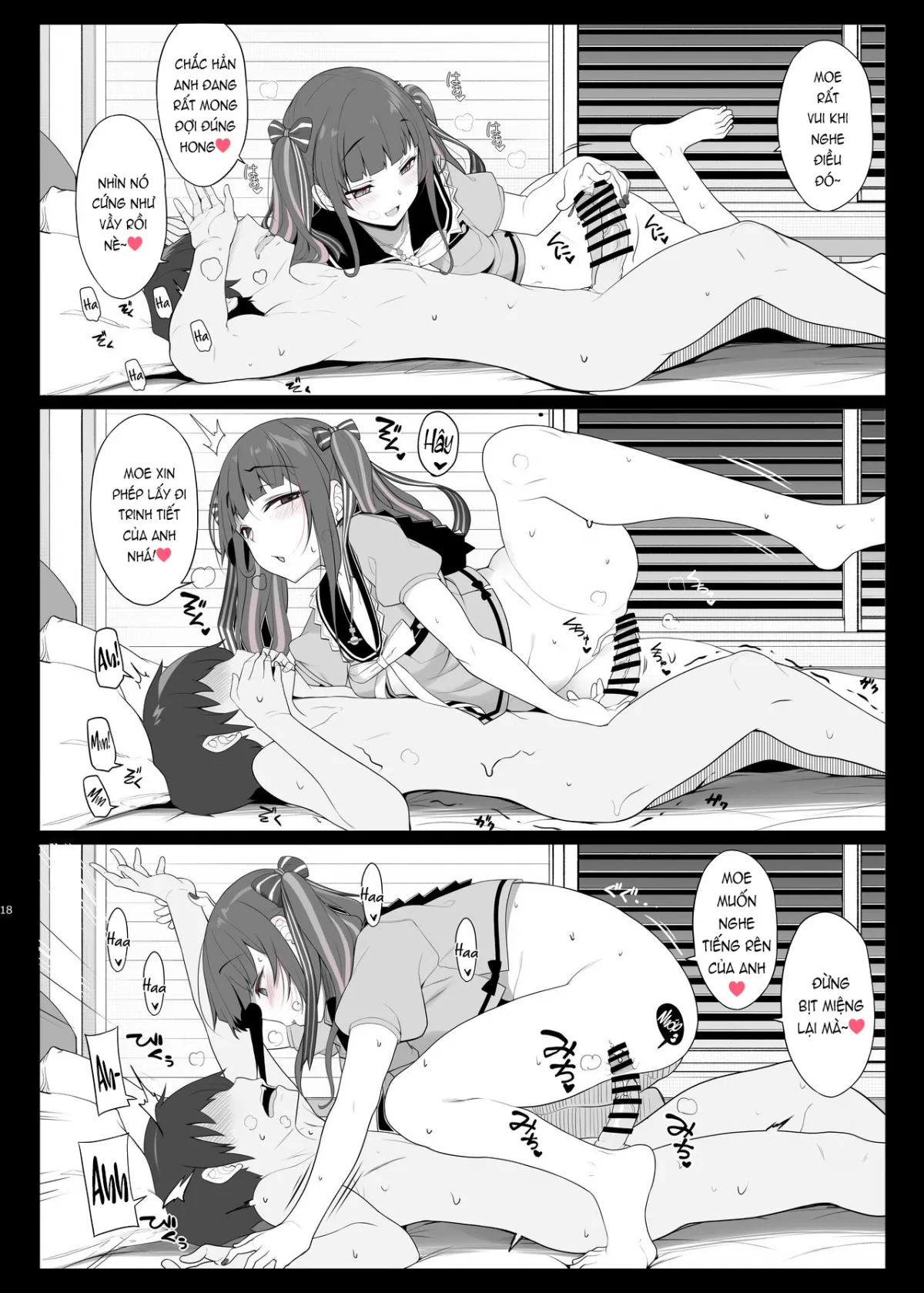 HentaiVN.net - Ảnh 18 - Jiraikei Joshi no Gyakunan Yodooshi Sex [Landmine Girl - Reverse Pick-up and Overnight Sex; Bùng nổ xuyên màn đêm cùng chiến hạm ngầm] - Oneshot - Có một chút chỉnh sửa