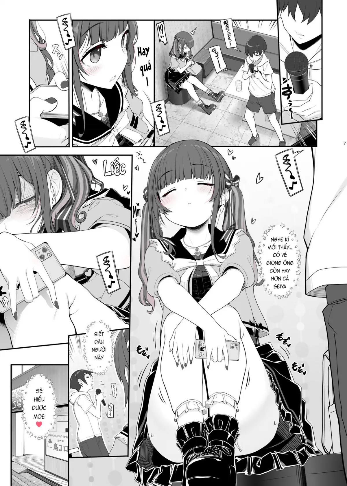 HentaiVN.net - Ảnh 7 - Jiraikei Joshi no Gyakunan Yodooshi Sex [Landmine Girl - Reverse Pick-up and Overnight Sex; Bùng nổ xuyên màn đêm cùng chiến hạm ngầm] - Oneshot - Có một chút chỉnh sửa