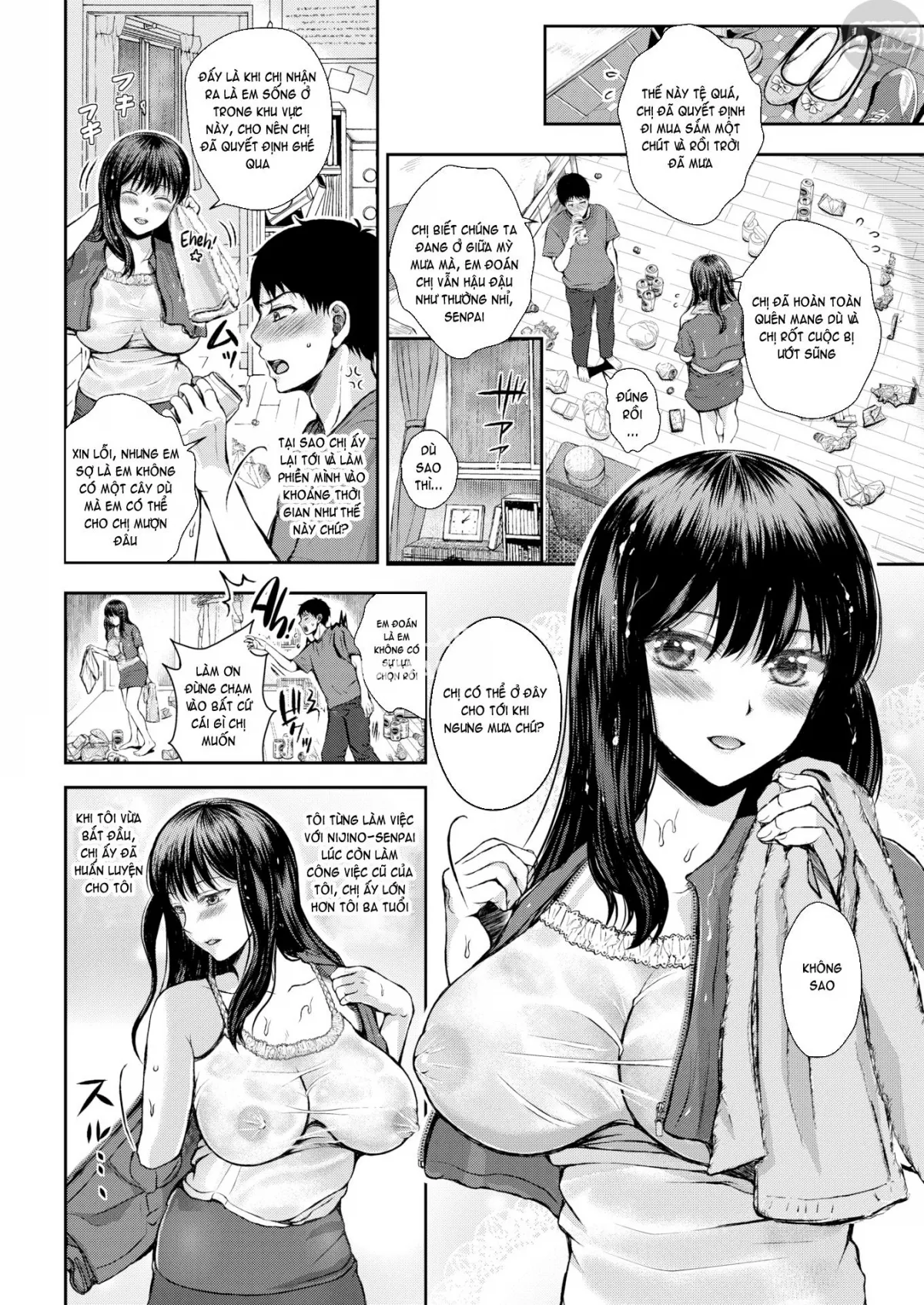 HentaiVN.net - Ảnh 2 - Dự báo Ẩm-Ướt - Oneshot