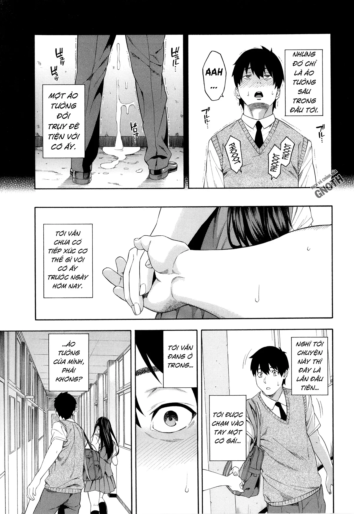 HentaiVN.net - Ảnh 8 - Fallatio Research Department [Fellatio Kenkyuubu] - Chap 1