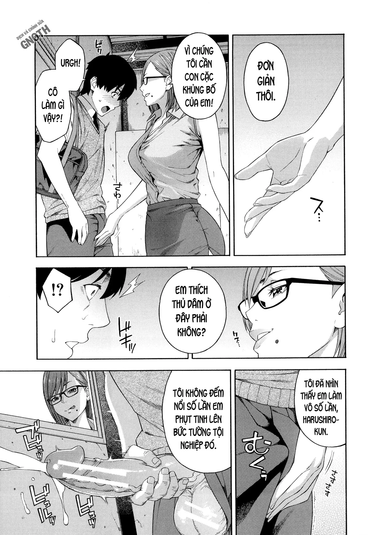 HentaiVN.net - Ảnh 12 - Fallatio Research Department [Fellatio Kenkyuubu] - Chap 1