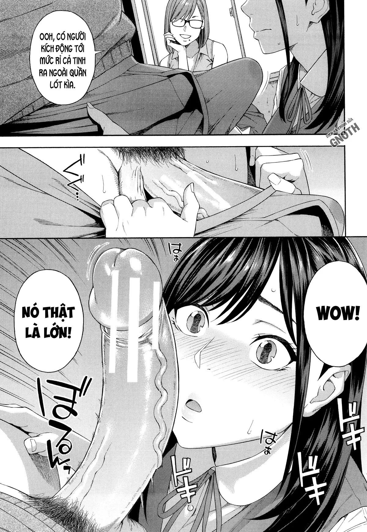HentaiVN.net - Ảnh 14 - Fallatio Research Department [Fellatio Kenkyuubu] - Chap 1