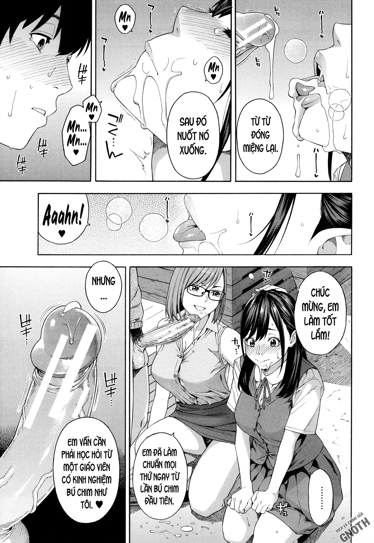 HentaiVN.net - Ảnh 22 - Fallatio Research Department [Fellatio Kenkyuubu] - Chap 1