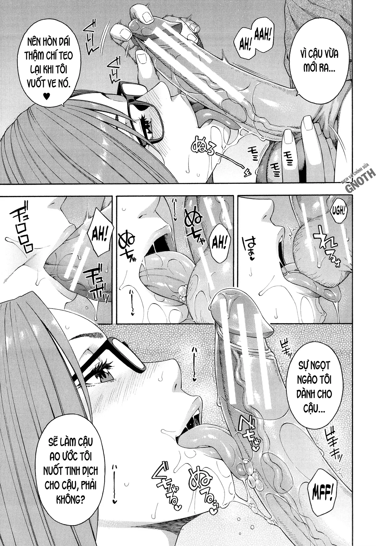 HentaiVN.net - Ảnh 24 - Fallatio Research Department [Fellatio Kenkyuubu] - Chap 1