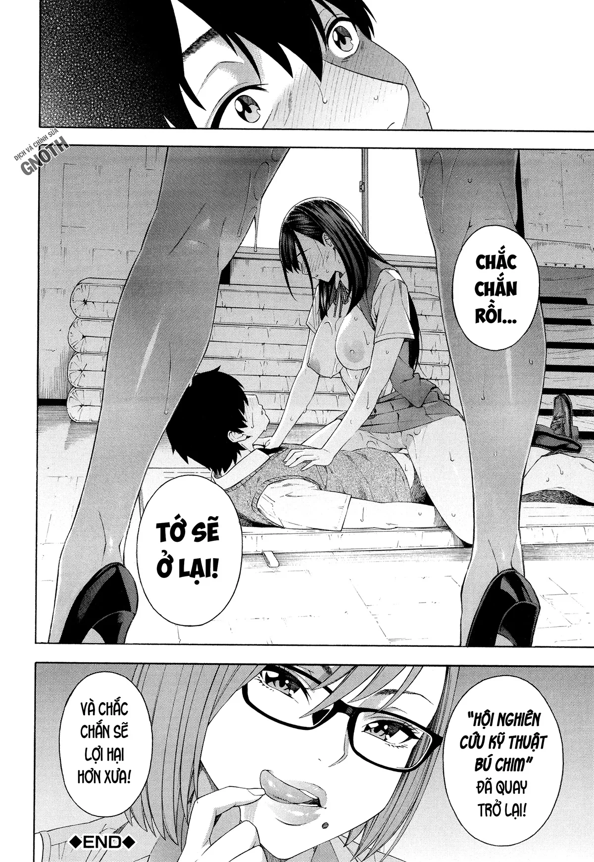HentaiVN.net - Ảnh 45 - Fallatio Research Department [Fellatio Kenkyuubu] - Chap 1