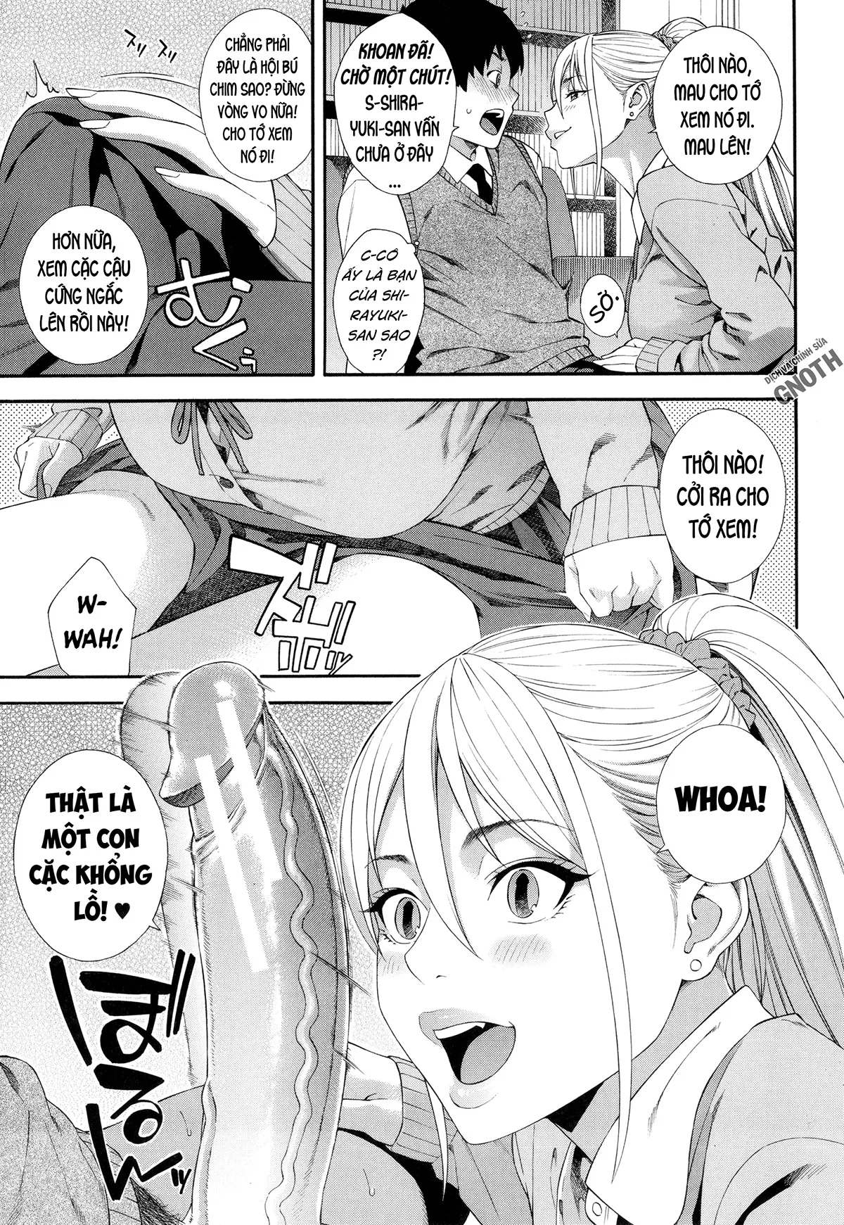 HentaiVN.net - Ảnh 11 - Fallatio Research Department [Fellatio Kenkyuubu] - Chap 2
