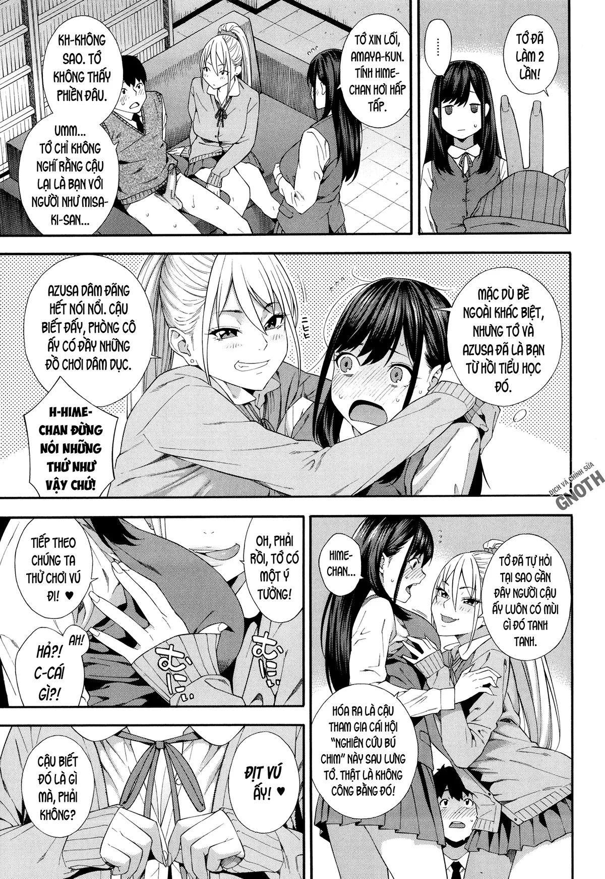 HentaiVN.net - Ảnh 23 - Fallatio Research Department [Fellatio Kenkyuubu] - Chap 2