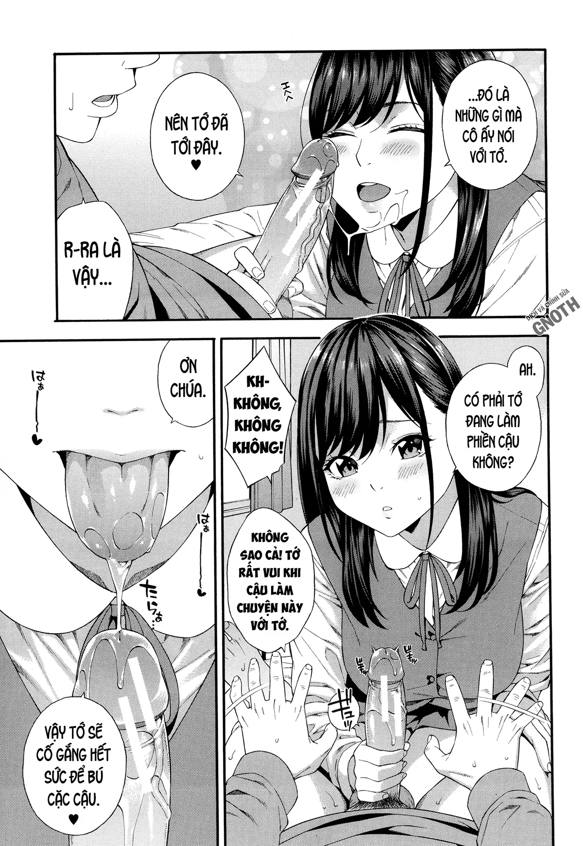 HentaiVN.net - Ảnh 3 - Fallatio Research Department [Fellatio Kenkyuubu] - Chap 2